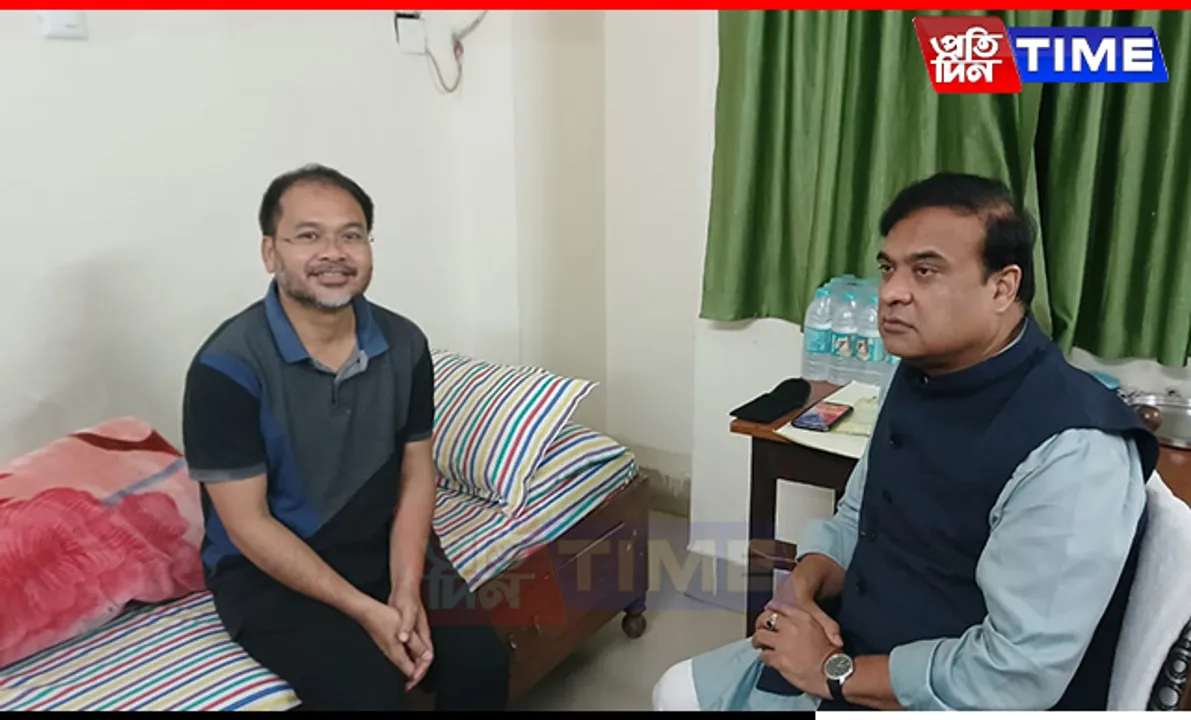 Assam CM Visits GMCH to Inquire Akhil Gogoi’s Health